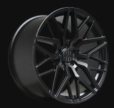HAXER HX035 Black Half Matt - 8.5x19 5x112 ET33 66.5 / Satin Black