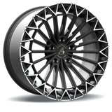 A1 Wheels CW55 - gloss black, lip polished