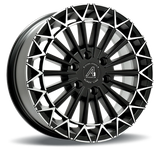 A1 Wheels MT53 - satin black, special lip polished