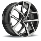 A1 Wheels Spark - gloss black, face polished