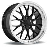 ACE AFF10 - 8.5x19 ET45 5x114.3 / Dark Shiny Black